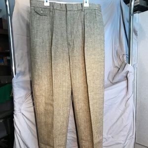 Tan Tweed/Herring Polo brand dress slacks